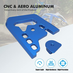 Blue Foot Brake Pedal Lever Peg Pad Extender Compatible with Yamaha Raptor 700 2
