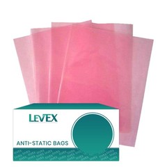 16″ x 18″ Pink Open Ended Flat Top Anti-Static AntiStatic Bags 4mil Electronic