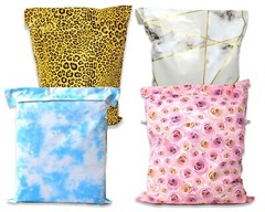 14×17 Leopard, Cloud, Marble, Roses, Butterfly 5 Designer Poly Shipping Mailers!