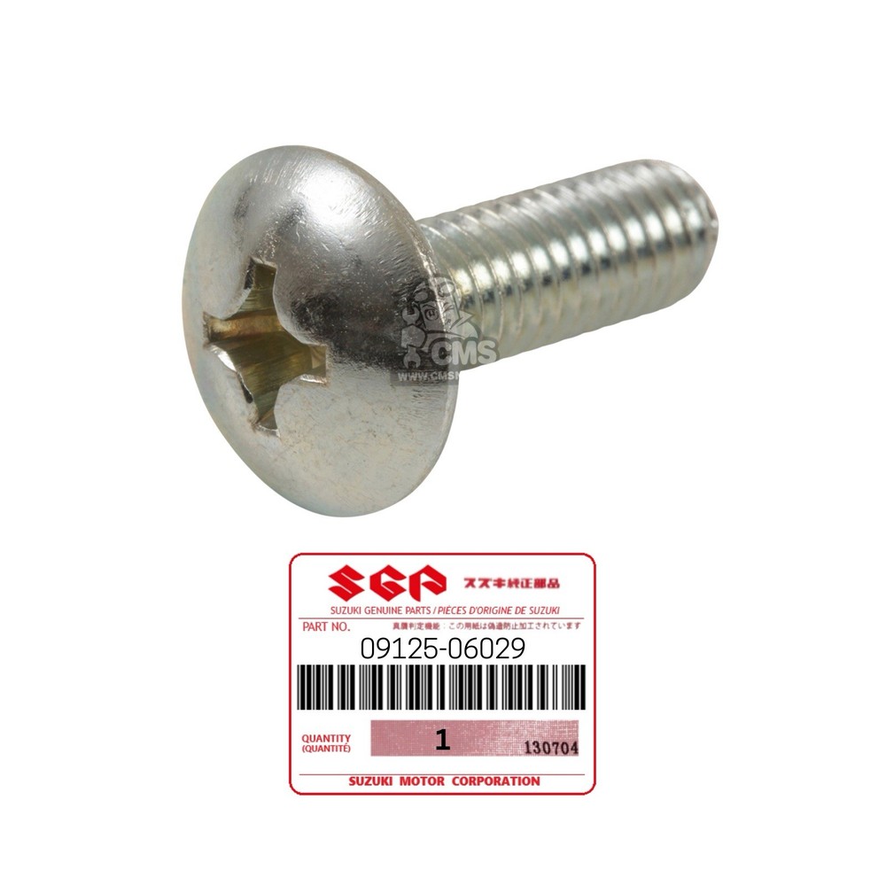 ORIGINAL SCREW 6X18 FOR SUZUKI SAMURAI 86-95 09125-06029