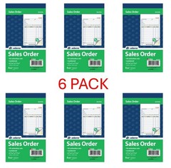DC4705 – Adams Carbonless 2-Part Sales Book, 4 3/16″ x 7 3/16″ – 6 PACK