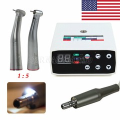 Dental NSK Style Brushless LED Electric Micro Motor/1:5 Contra Angle Handpiece Y