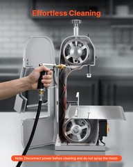 VEVOR Commercial Electric Meat Bandsaw 1100/1500W Bone Saw Frozen Bones & Meat