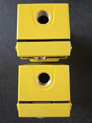 POTTER RMS-1T-WP-LP YELLOW HAZ MAT DUAL ACTION WEATHERPROOF PULL STATION 2 AVAIL