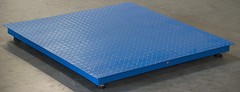 Warehouse Floor Scale 60×60 10000 lb Platform w/ Ramp