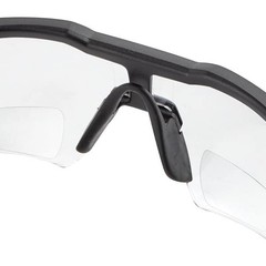 Milwaukee 48-73-2204 Clear +2.00 Bifocal Safety Glasses Magnified Anti-Scratch