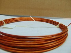 25 feet 24 AWG Shielded Silver Plated Copper polyimide film Kapton Wire Coax SPC