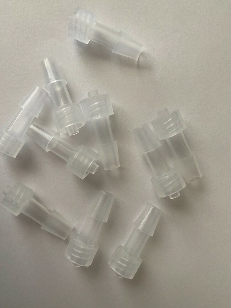 1/4” Tubing Luer Lock Connector: Hose Barb 1/4”/Luer Lock, Male, PP