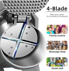 Stainless Steel Ice Shaver Machine Gola Ganda Snow Cone Crusher Electric
