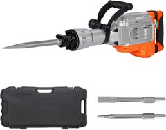 Electric Demolition Jack-Hammer Concrete Breaker 1700W 1900 BPM 60J 2 Chisels