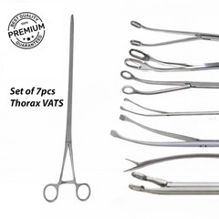 Set of 7pcs Thorax VATS Surgical Instruments