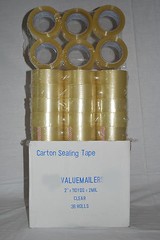 72 Rolls Clear 2 Mil Box Carton Sealing Tape 2×110 Yards 36.2 110 Yards Per Roll