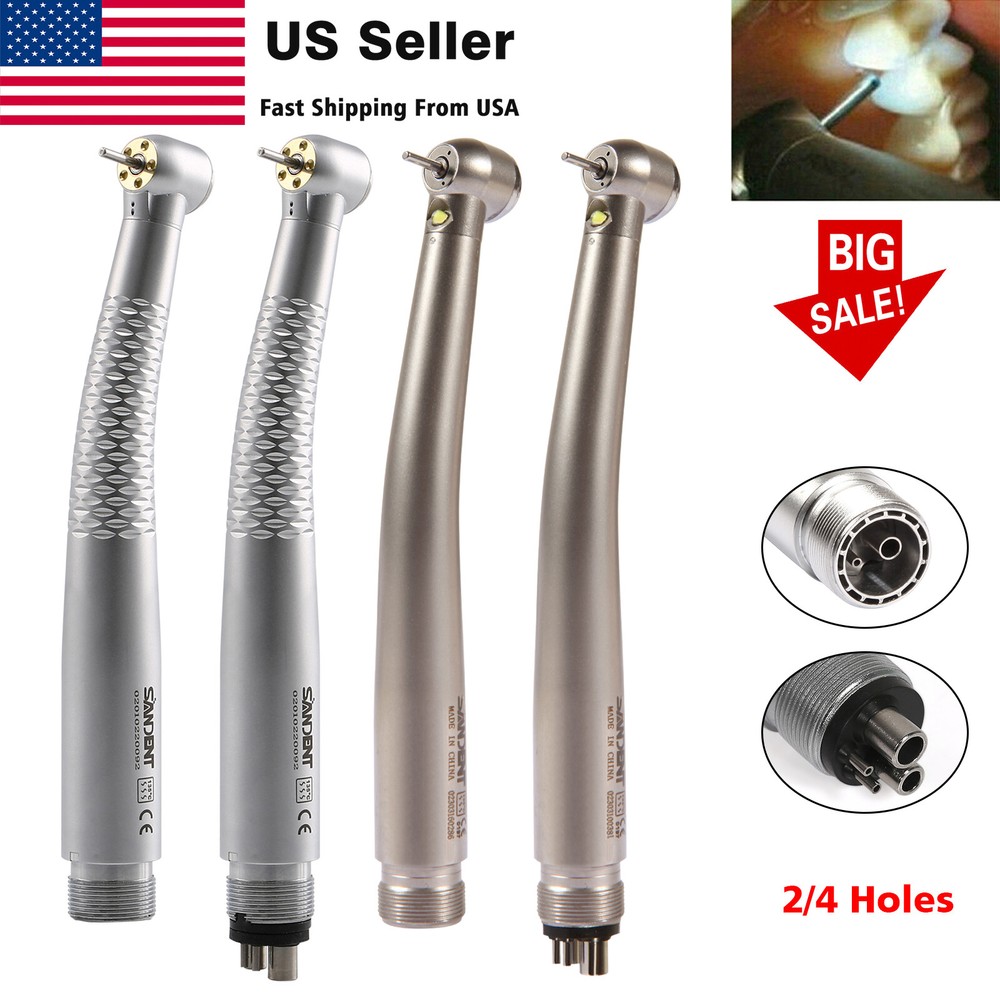 Dental OLED+ 5 Light / LED E-Generator Fast High Speed Handpiece 2/4Hole Sandent