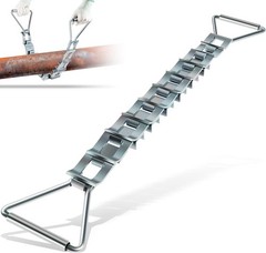 33″ Steel Pipe Descaler DS12 Zinc-Plated Steel Scale Remover Fits 3″ to12″ Pipes