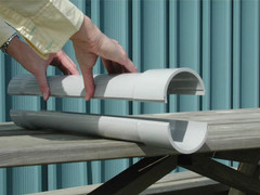 New in box! Kraloy 077980 EPR35 2″ x 24″ long PVC Conduit Repair Kit – 2 per box