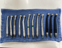 Dentsply Midwest High Speed Contra Angle Handpiece Lot, Autochuck 4-Hole