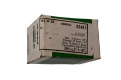 Auveco 22481 Specialty Blind Rivets 1/8 In Dia Grip 4.0-7.9mm Hyundai Kia 25 Ct