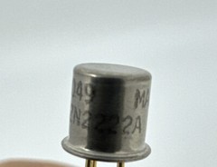 2N2222A Genuine TI TO-18 Transistor Factory Original New Old Stock X 2