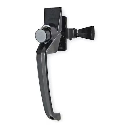 Latch, 7-1/4 In L, 1-1/2 In W, Black, 1Xmk9