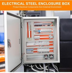 Cold Rolled Steel Electrical Box 23.6” x 20” x 8”’ Indoor/Outdoor