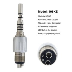 COXO Dental High Speed Handpiece Fiber Optic For KaVo MULTIflex Coupler 4 6 Hole