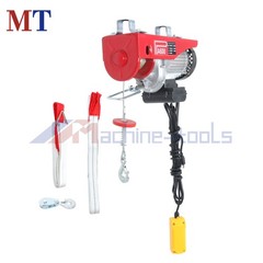 Mini Electric Hoist 1320lbs Crane Winch with 14FT Wired Remote Control 110V