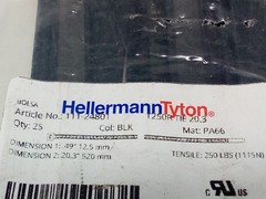 HellermannTyton Heavy Duty Cable Tie (T250R0X2) 20.0″ 520 mm – Qty 25 – Black