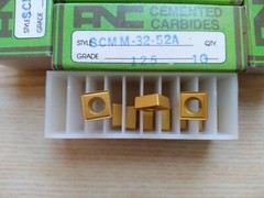 10 pcs. SCMM-32-52A American National Carbide Grade 125 Inserts