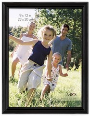 MCS 9×12 Inch Traditional Wood Frame, Black (65595) 9 by 12-Inch