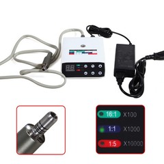 SANDENT LED Electric Brushless Micro Motor/1:5 Fiber Optic Increase Contra Angle