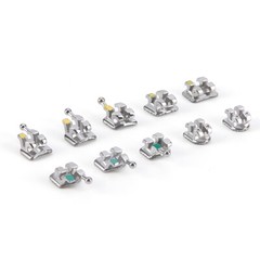 Dental Orthodontic Brackets Braces Mini MBT Roth.022 Hook 345 /NITI Arch Wires