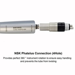 COXO Dental High Speed Handpiece 4 Hole Small Mini Head Turbine Fit NSK Coupler