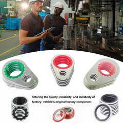 A/C O Ring Kit, 400PCS O Ring Assortment Kit, 120PCS AC Seal Kit, AC Valve Core
