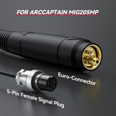 2026 ARCCAPTAIN 205A 6-in-1 MIG Welder, APP Control, 120V/240V with Spool Gun