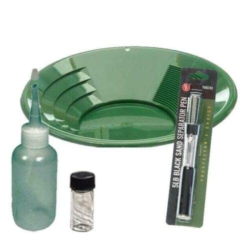 Sluice Monkey 12″ Green Gold Pan Panning Kit