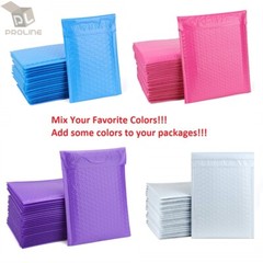 Mix Your Color 100 Poly Bubble Padded Envelopes Mailers #5 10.5 x 16
