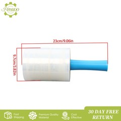 4 Pack Mini Clear Industrial Stretch Wrap Film 5″ × 1000ft with Handle, 80 Gauge