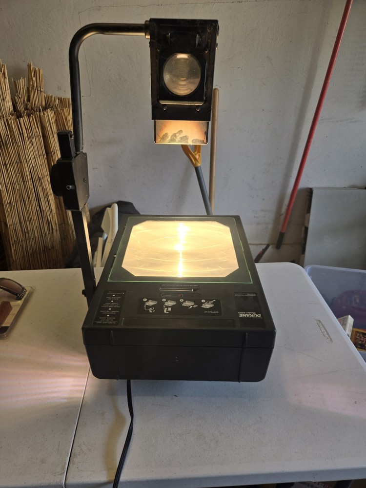 Dukane 4003 Professional Overhead Projector 28A4003 Tested Working Portable