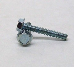 YOU PICK 25/50/100 10-24 X 1 1/4″ HEX WASHER HEAD MACHINE SCREW ZINC PLATED NH