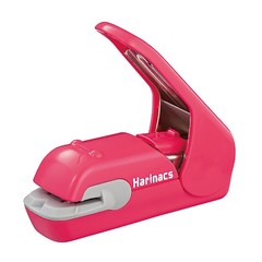 Red Needleless Stapler Compact Portable Sleek Design For Up To 5 Sheets