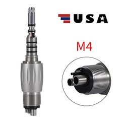 Dental LED Quick Coupler 4 Hole for KAV MULTIFlex LUX Fiber Optic Handpiece dk