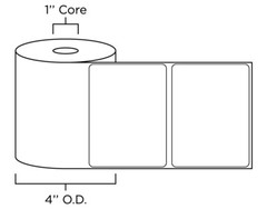 40 Rolls 4×3 Direct Thermal Shipping Labels – 500 per roll – 20000 labels