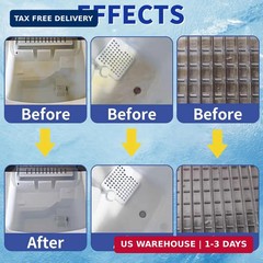 Ice Machine Cleaner Maker and Descaler – 24 Ice Maker Cleaner Tablets Compatible