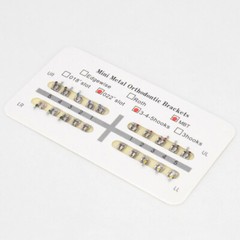 Dental Orthodontic Bracket Mini Standard MBT Roth.022 3 4 5 Hook MIM Monoblock