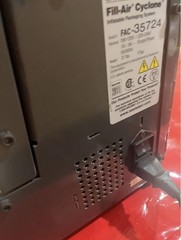 SEALED AIR FILL-AIR CYCLONE INFLATABLE PACKAGING SYSTEM MACHINE
