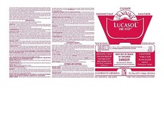 Lucasol One-Step Disinfectant Tanning Bed Cleaner and Sanitizer – Hospital Grade