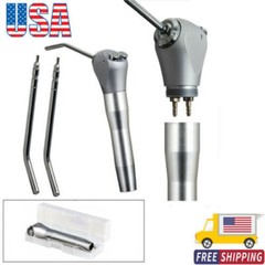 Dental 3 Way Air Water Spray Triple Syringe Handpiece w/ Free Nozzles Tips Tubes
