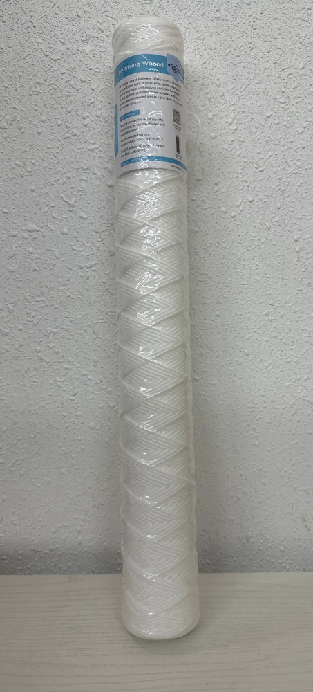 Membrane Solutions PP String Wound Sediment Filter – 20″ × 2.5″ 5 Micron