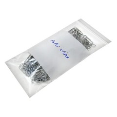 1000/PCS White Block 3″x5″ Clear Reclosable Seal Bag Plastic Zip Lock Bags 4Mil