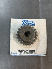 MARTIN WORM GEAR WHEEL 12 PITCH 20 TEETH 20:1 RATIO SINGLE LEAD 1/2” BORE